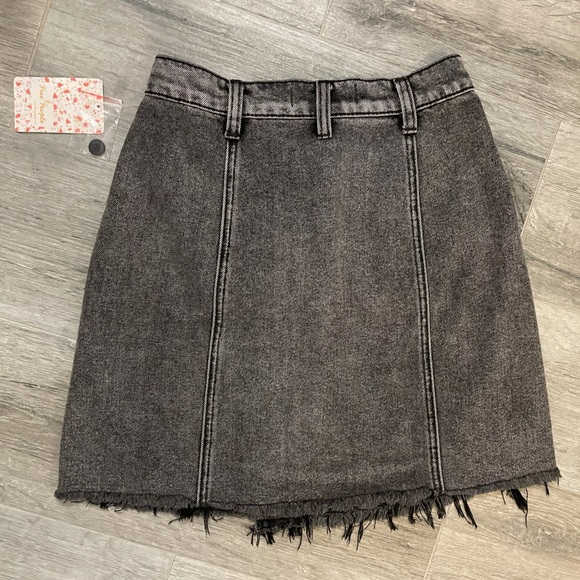 NWT FREE PEOPLE sulphor black skirt size 24 - Picture 4 of 10